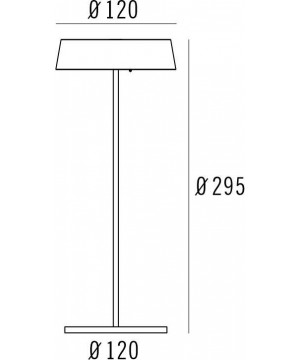 LED Outdoor Rechargeable Table lamp