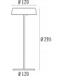 LED Outdoor Rechargeable Table lamp