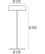 LED Outdoor Rechargeable Table lamp